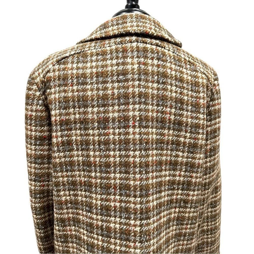Pendleton Vintage Plaid Wool Button Front Blazer … - image 8